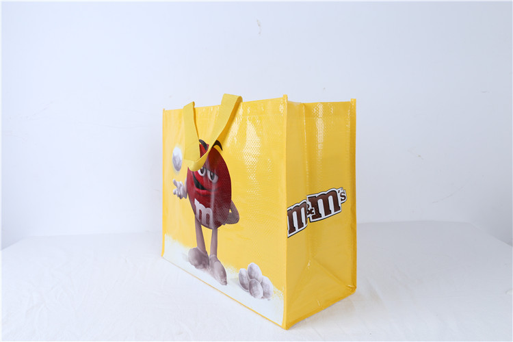 pp woven shopping bag lamination