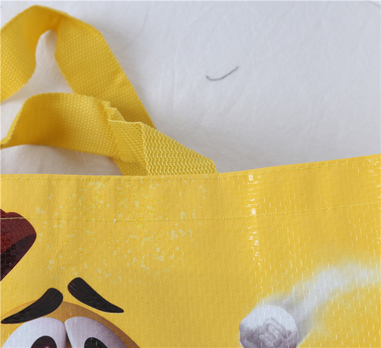 pp woven shopping bag lamination