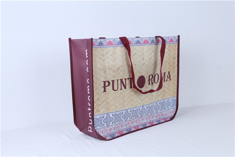 reusable laminated pp non woven shopping bag