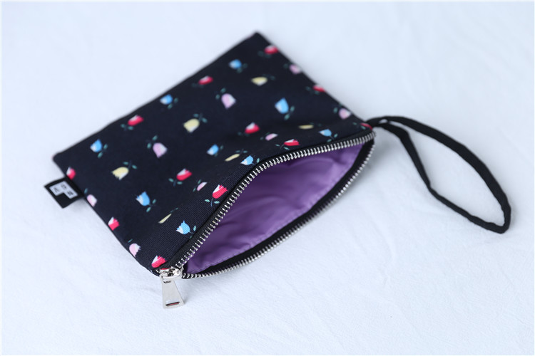 light and handy custom printed zipper pouch