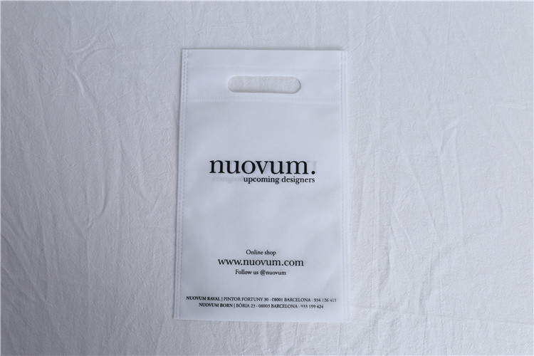pp non woven die cut hand packing bag