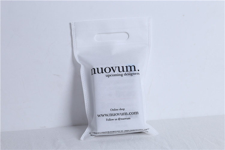 pp non woven die cut hand packing bag